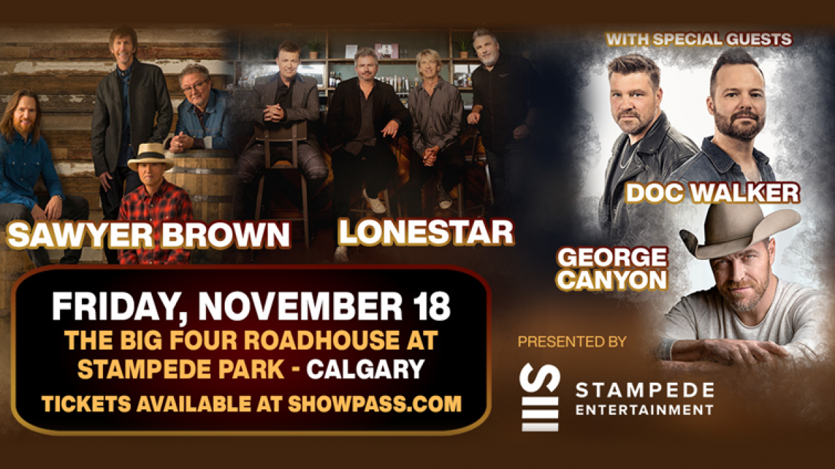 Win Tickets to see Sawyer Brown, Lonestar, Doc Walker, and George Canyon!