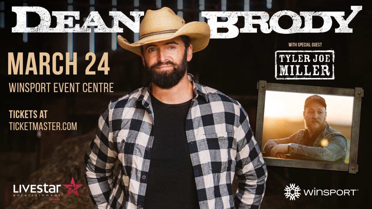 Win Tickets to Dean Brody at Winsport!